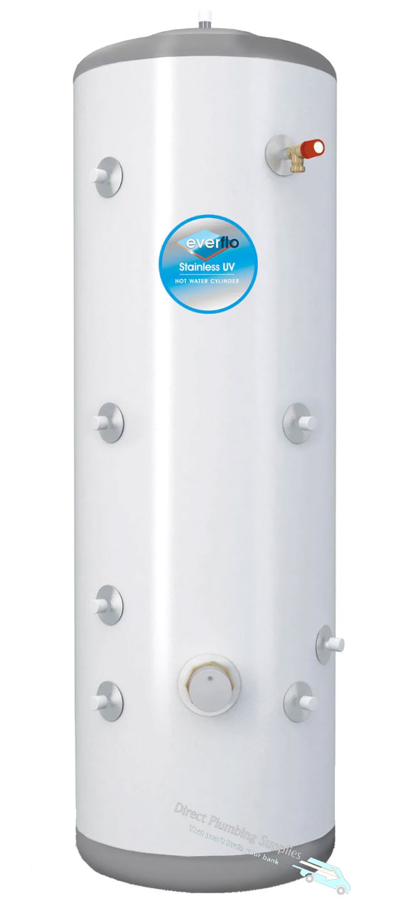 Everflo Unvented Cylinder Indirect 180lt Solar (**Collection Only, Not For Delivery**)