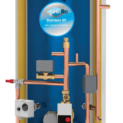 Everflo Unvented Cylinder Indirect 210lt Pre-Plumbed (**Collection Only, Not For Delivery**)