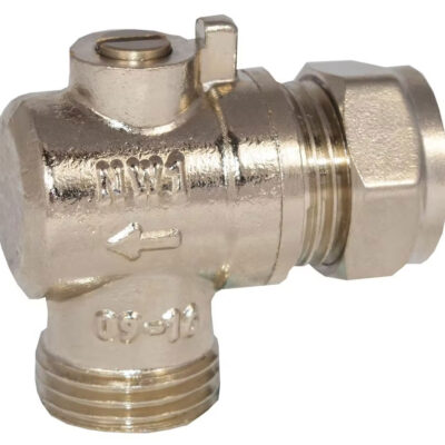 15mm X 1/2″ A Flat Faced Angled Isolation Valve