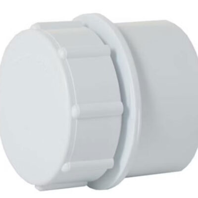 WASTE SOLVENT WELD 32mm ACCESS PLUG WHITE