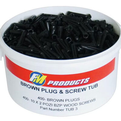 Plug And Screw Tub Brown (400)