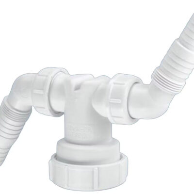 McAlpine twin connector for standpipe V33WM