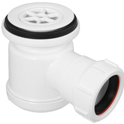 McAlpine shower trap with 19mm seal and 70mm white plastic flange STW1R