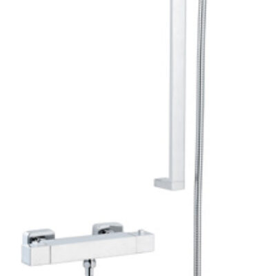 Showering Pure Option 4 Thermostatic Bar Shower With Slide Rail Kit