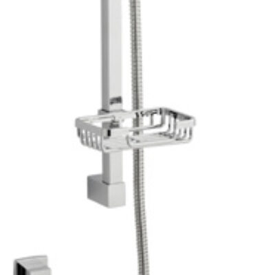 Showering Pure Option 6 Triple Thermostatic Concelead Shower With Slide Rail Kit And  Overhead Drencher