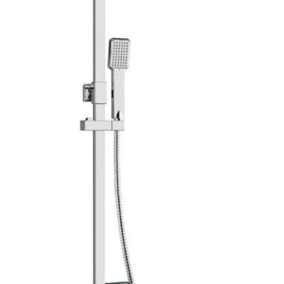 Showering Pure Option 7 Thermostatic Shower With Overhead Drencher, Sliding Handset And Bath Filler Spout