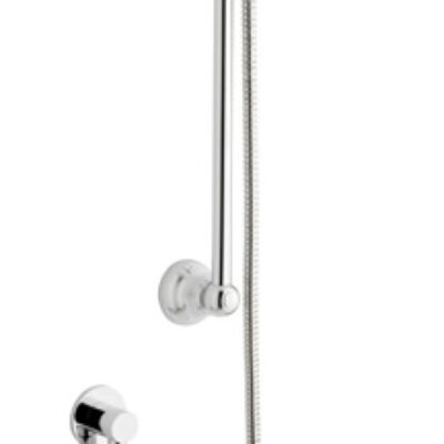 Showering Klassique Option 3 Thermostatic Shower With Slide Rail Kit And Overhead Drencher