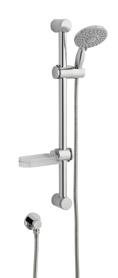 Showering Plan Option 4 Thermostatic Exposed Shower With Adjustable Slide Rail Kit