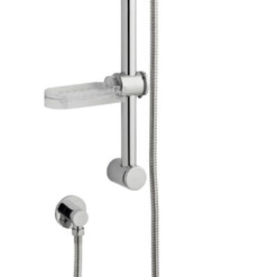 Showering Plan Option 5 Triple Thermostatic Concealed Shower With Slide Rail Kit And Overhead  Drencher