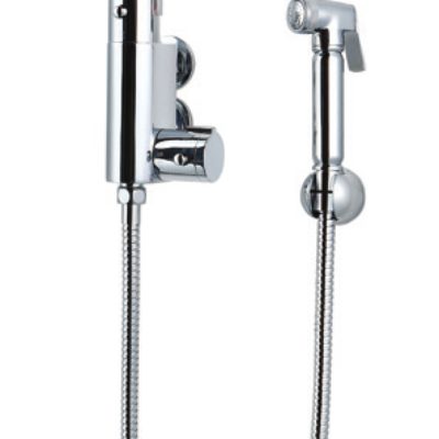 Shower Accessories Douche Kit With Thermostatic Mixing Valve And Brass Spray Head