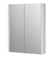 Furniture & Mirrors Purity 500mm Mirror Cabinet – White Gloss H 650 X W 500 X D 120