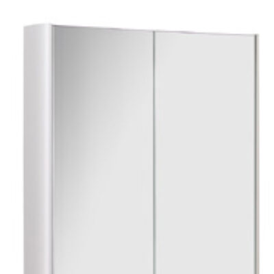 Furniture & Mirrors Arc 500mm Mirror Cabinet – White Gloss H 600 X W 500 X D 160