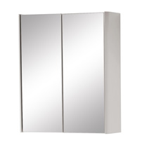Furniture & Mirrors Arc 500mm Mirror Cabinet – Cashmere H 600 X W 500 X D 160
