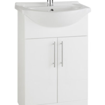Furniture & Mirrors Encore 550mm Cabinet With Basin Depth 300mm, With Basin 440mm