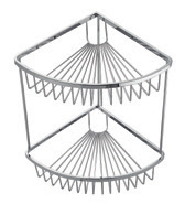 Brassware Wire Accessories Double Corner Basket